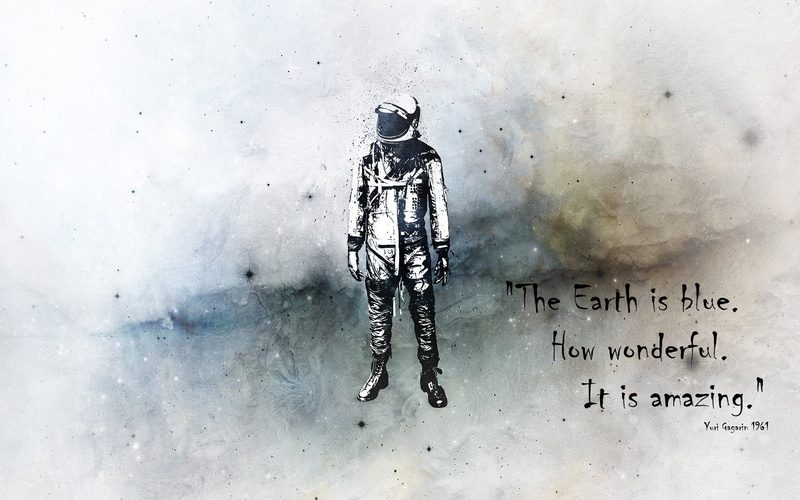 Yuri Gagarin, Misc, 1080P, Quote