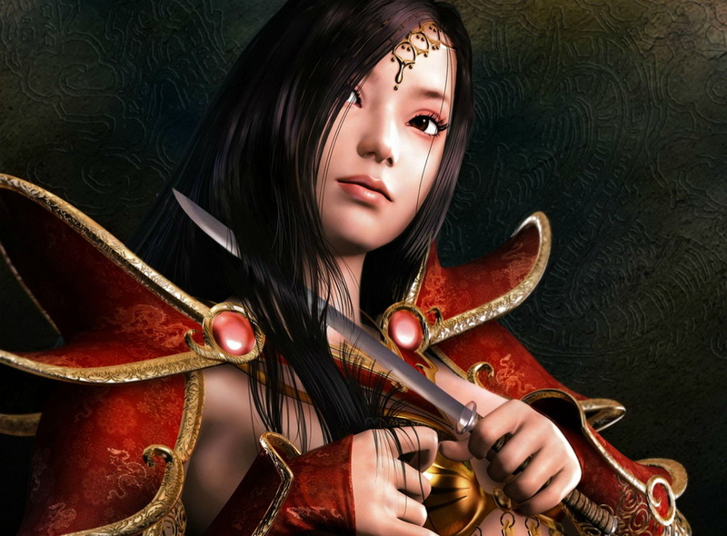 musician, rpg, fantasy, hairstyle, Oriental, violinist, looking at camera, 720P, Mir, artwork, Perfect, indoors, beautiful woman, front view, women, holding