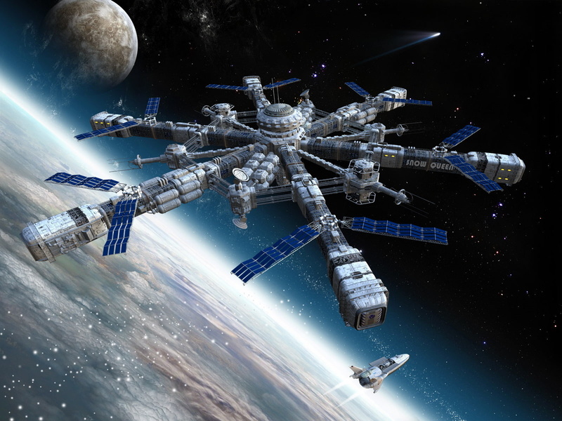 air Vehicle, sea, astronaut, flying, blue, space Exploration, machinery, science, sky, space, planet, satellite, galaxy, night, aircraft, architecture