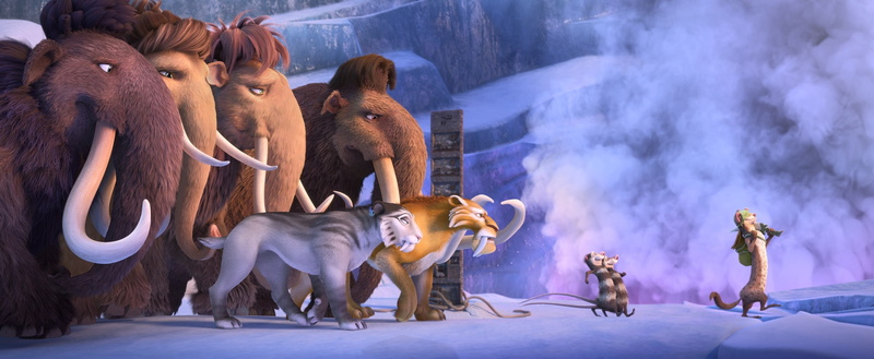 pets, winter, 4K, mammal, animal wildlife, group of animals, cold temperature, livestock, domestic, snow, no people, medium group of animals, nature, ice age 5 collision course 4k picture image