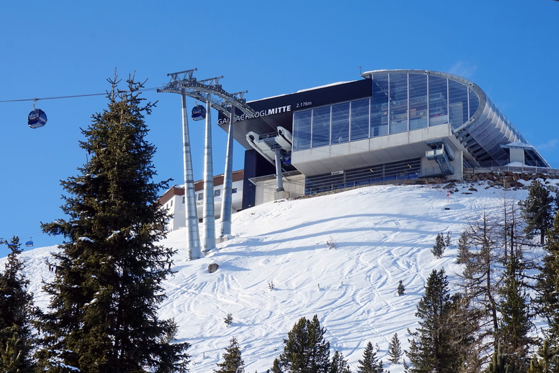 white color, clouds, cold temperature, blue, plant, mountain landscape, austria, ice, frost, architecture, slopes, rocks, the top of the mountain, built structure