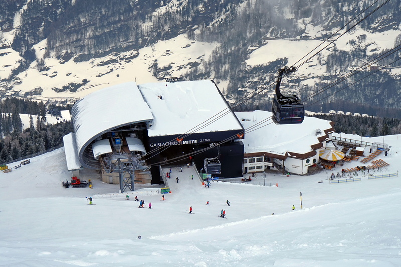 beauty in nature, sky, real people, sölden, trip, cold, austria, outdoors, leisure activity, ski resort, landscape, slopes, vacation, covering, resort