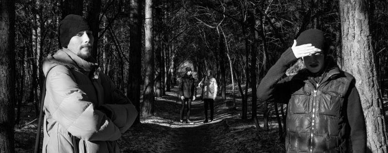 obscured face, hairstyle, couple - relationship, leisure activity, autumn, standing, tree, woodland, land, nature, trunk, plant, women, men, jacket, togetherness