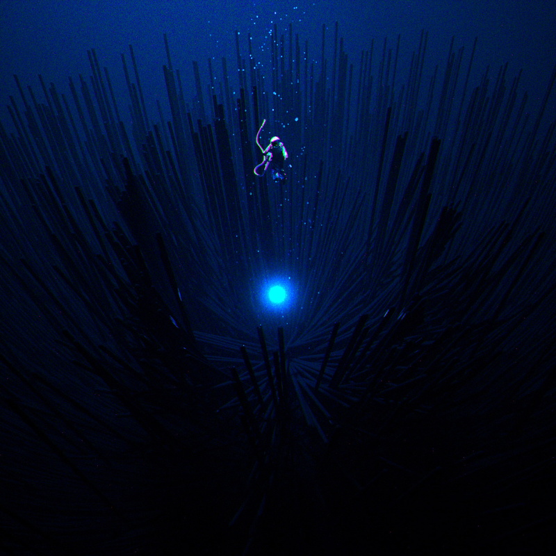 space, shine, 2K, scuba diver, levitation, dark