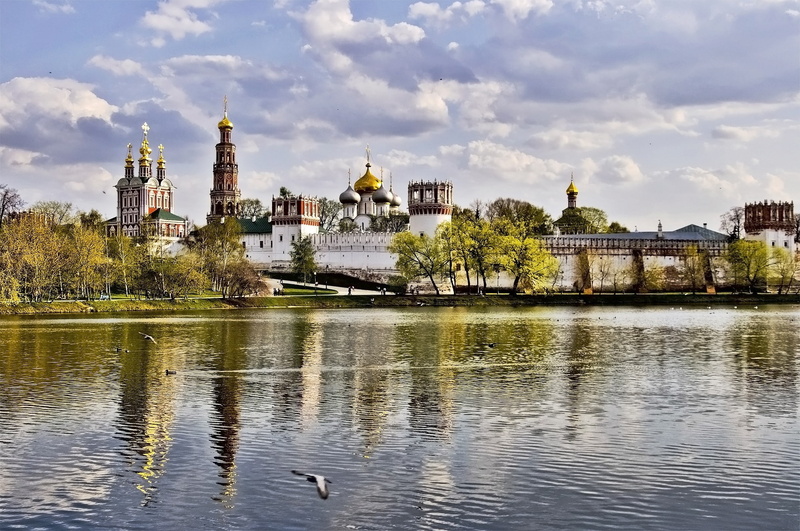 novodevichy, convent, moscow, 1080P