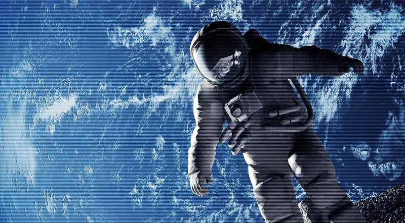 space, weightlessness, cosmonaut, 1080P, suit