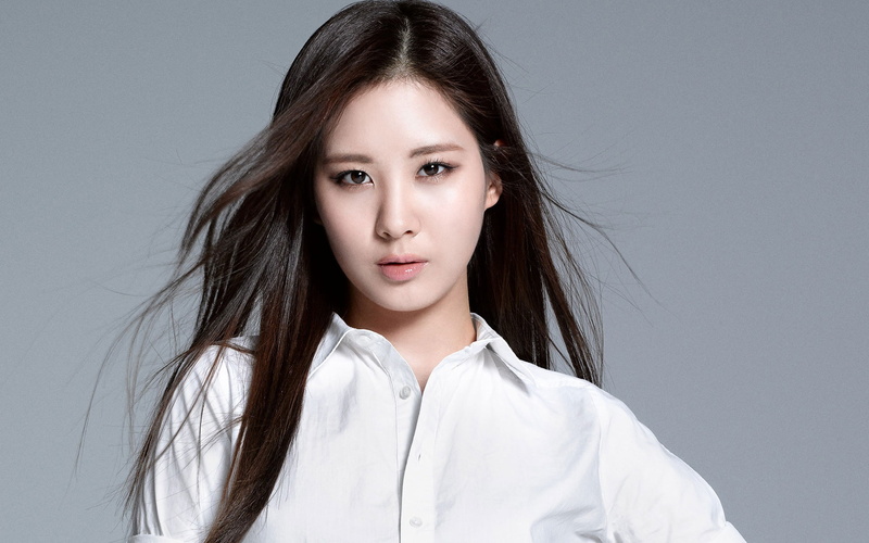 dress, Seohyun, white, 1080P, women, s, Girls, Generation, shirt