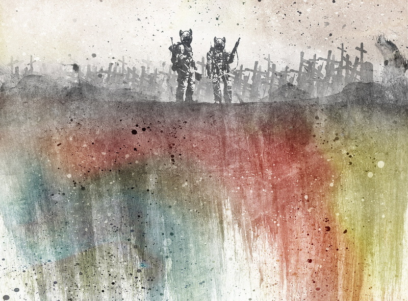 nature, Grunge, drop, Digital, tombstones, architecture, full frame, indoors, war, painting, rain, glass, Creepy, people, near, soldiers, built structure