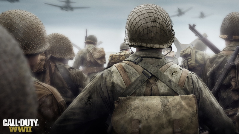 back view, call of duty: wwii, 2K, Games, soldiers