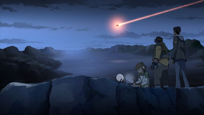 sun, technology, mountain range, scenics - nature, beauty in nature, Voltron, Legendary, sky, non-urban scene, activity, standing, 4K, Anime, leisure activity