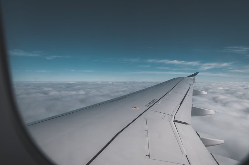 airport, turbine, flying, white, on the move, vehicle interior, scenics - nature, cloud, adventure, aircraft, view, air vehicle, travel, motion, 5K, no people