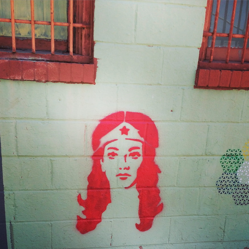 human representation, graffiti, built structure, celebration, brick, united states, kansas city, wonderwoman, 720P, wonder woman, green, art and craft