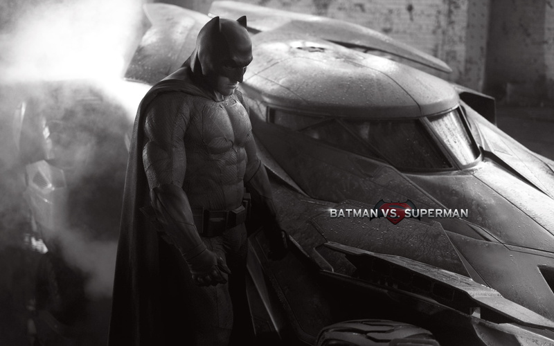 standing, leisure activity, men, three quarter length, mode of transportation, vs, Batman, casual clothing, land vehicle, monochrome, car, lifestyles, outdoors