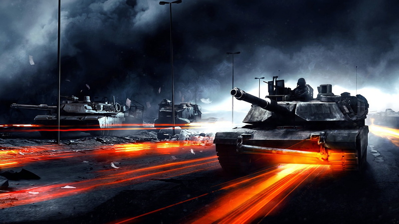 BF3, Tanks, 1080P, Battlefield