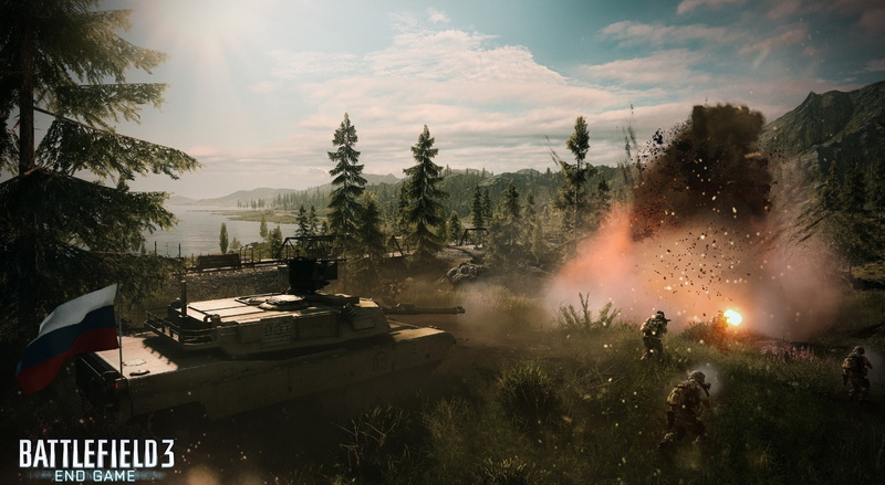 bf, cloud - sky, environment, plant, built structure, nature, game, building exterior, end, sunlight, smoke - physical structure, 1080P, outdoors, scenics - nature
