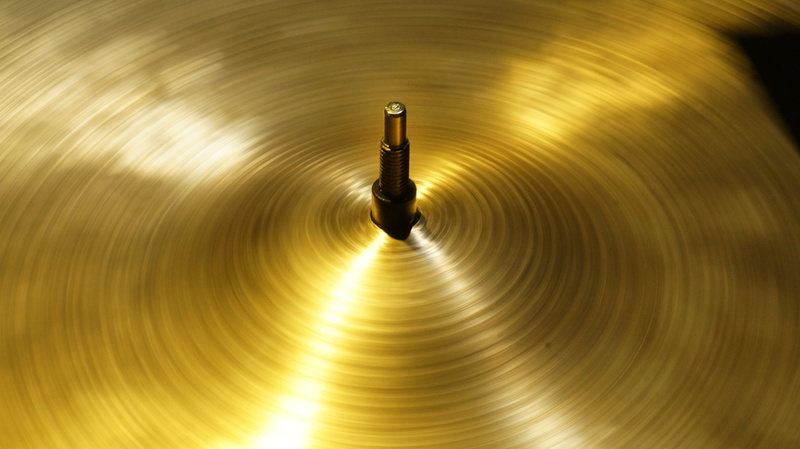 cymbal, 4K, gold colored, steel, music, geometric shape, drums, brass, no people, outdoors, abstract, backgrounds, high angle view, cymbals, pattern, close-up