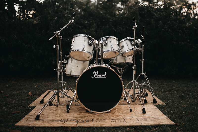 performance, field, musical instrument, 5K, communication, percussion instrument, no people, wind instrument, cymbal, focus on foreground, musical equipment