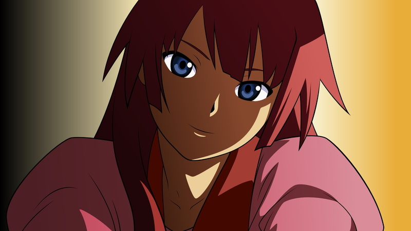1080P, hot, hitagi, Senjougahara Hitagi, art, x, senjougahara, Bakemonogatari, hd, anime