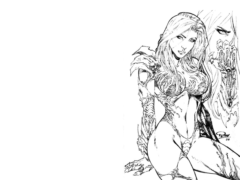 720P, hd, witchblade, comics