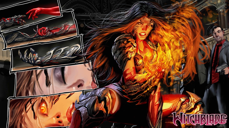 hd, 2K, witchblade, cartoon/comic
