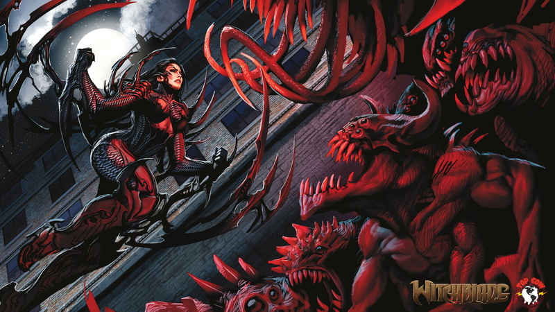 witchblade, 2K, cartoon/comic, hd