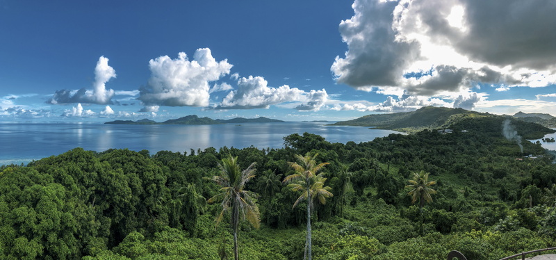 shoreline, green, nature, lagoon, water, moen, green color, federated states of micronesia, travel destinations, trees, summer, sea, scenics - nature, ocean