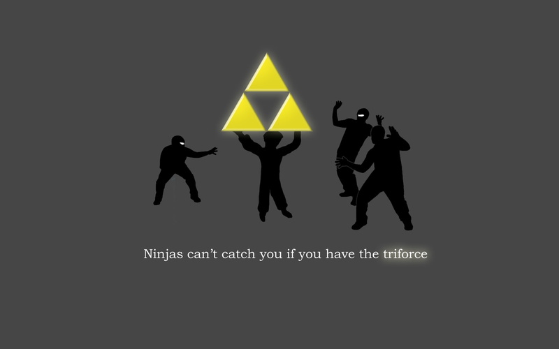 video, cant, games, 1080P, ninjas cant catch you if, Triforce, x, catch, ninjas, hd, zelda, legend, art