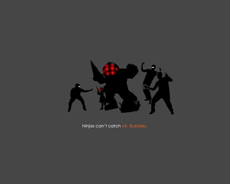 dr, ninjas, games, mcninja, catch, bioshock, hd, big, x, cant, video, 720P, daddy, big daddy, art