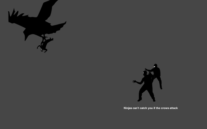 Cant, silhouette, Ninjas, day, men, leisure activity, two people, jumping, group of animals, two animals, lifestyles, nature, outdoors, You, copy space