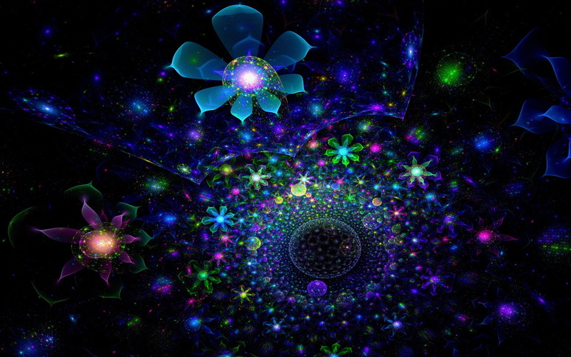 science, bright, art, black background, night, light, vibrant Color, chaos, geometric Shape, futuristic, light - Natural Phenomenon, kaleidoscope, design