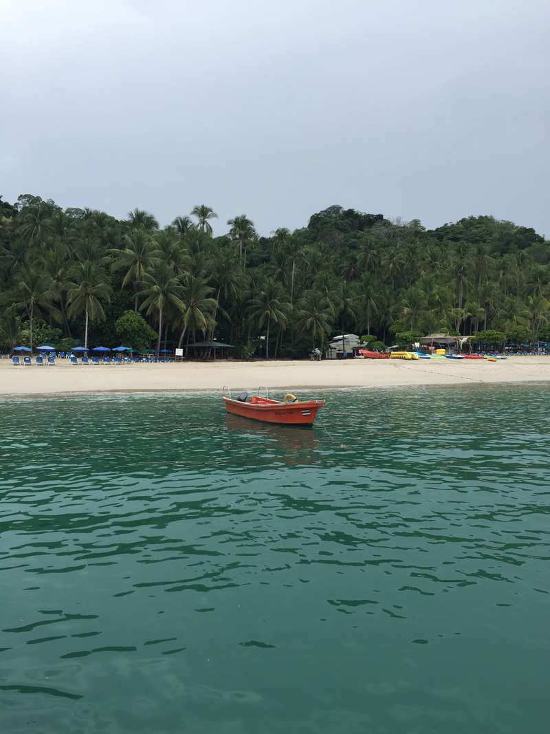nature, sky, beauty in nature, incidental people, tropical, nautical vessel, plant, beach, mode of transportation, water, tranquil scene, isla tortuga