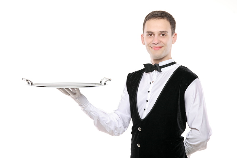 white, 5K, tray, background, waiter