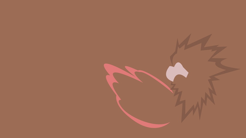 Spearow (Pokémon), Pokémon, 1080P, Minimalist