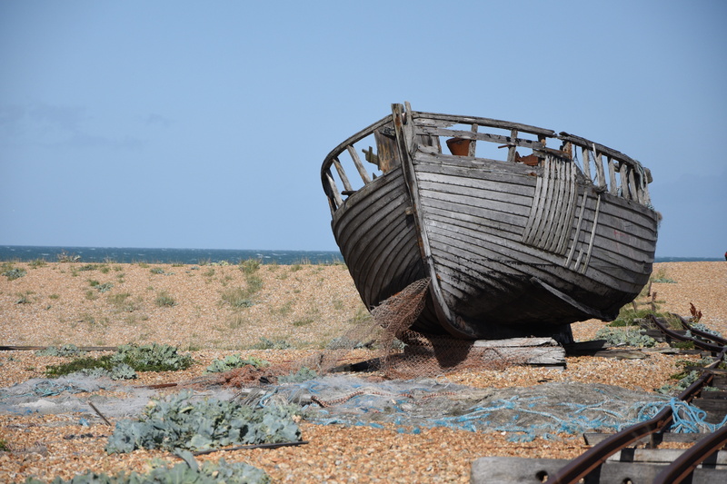 5K, ship, broken, nautical, shore, wreck, mode of transportation, no people, ocean, travel, wood, sea, rusty, land, clear sky, nautical vessel, scenics - nature