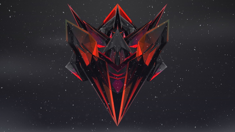 triangle, black, Justin Maller, 2K, red