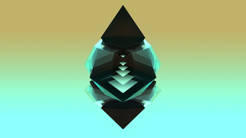 Facets, Justin Maller, 2K, gradient, digital art, abstract