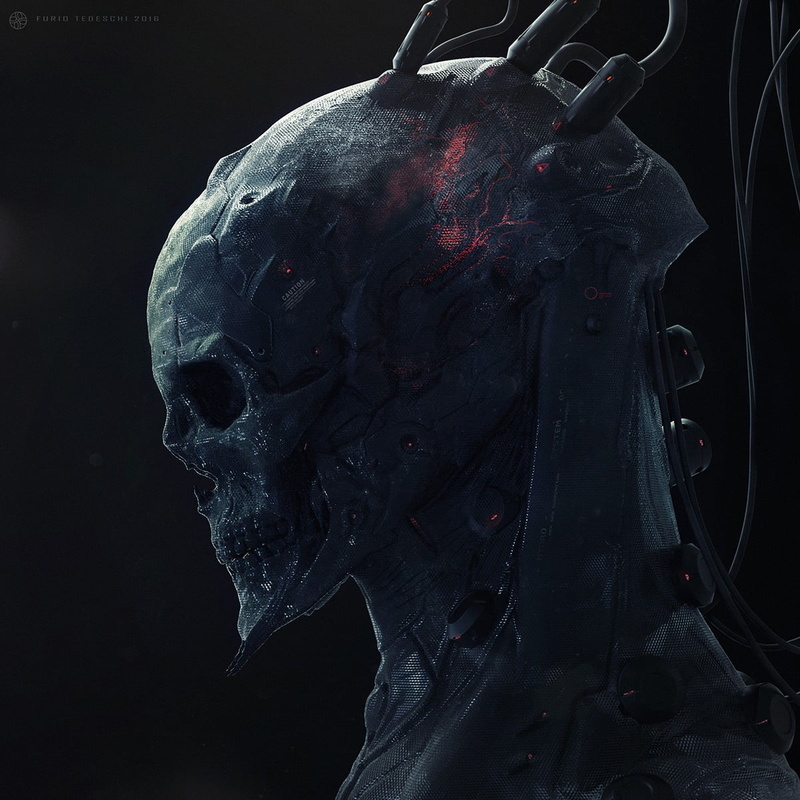 alien, decor, human representation, indoors, creativity, representation, 480P, sign, studio shot, art and craft, CGI, silver colored, aggression, warning sign