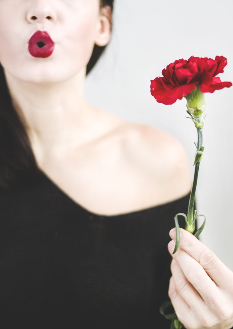 human body part, cute, hand, freshness, young adult, fragility, women, photoshoot, pretty, plant, red lips, fashion, wear, 5K, girl, rose - flower, red