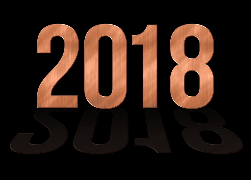 gloss, typescript, new years eve, 2018, western script, illuminated, alphabet, background, text, greeting card, no people, sign, 2K, close-up, black color