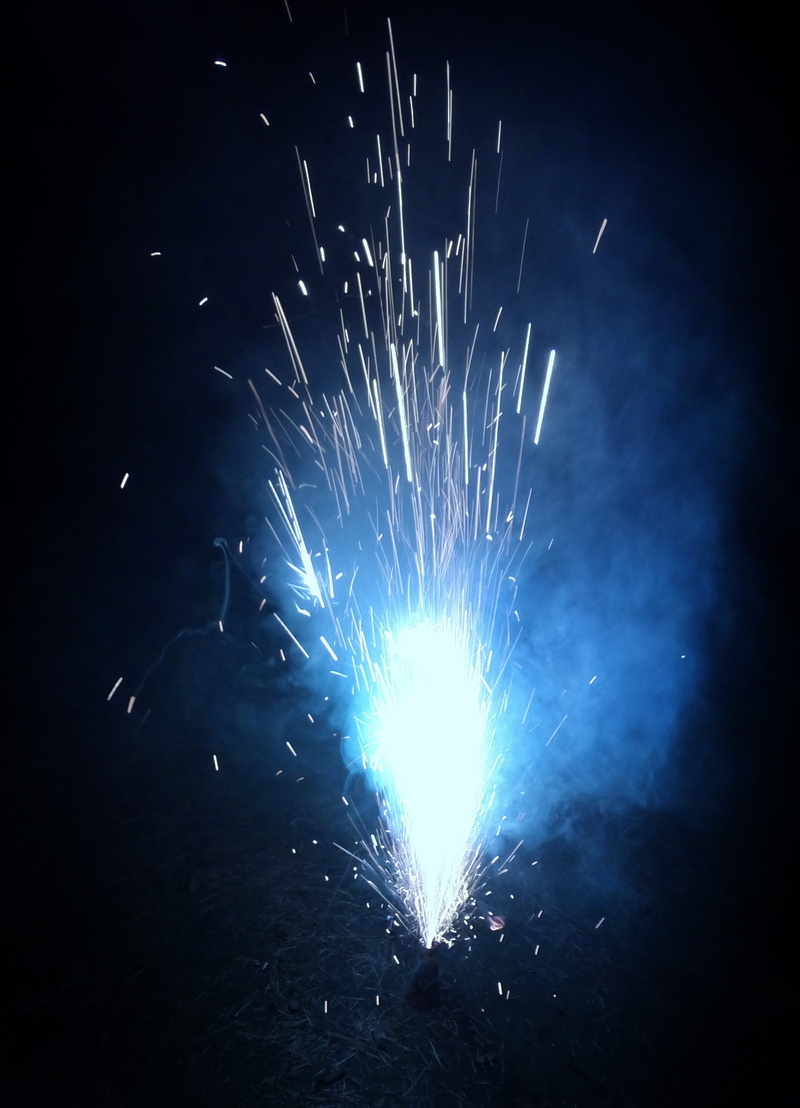 arts culture and entertainment, turn of the year, fountain, fireworks, blue, no people, rocket, blurred motion, new years day, excitement, light, annual financial statements