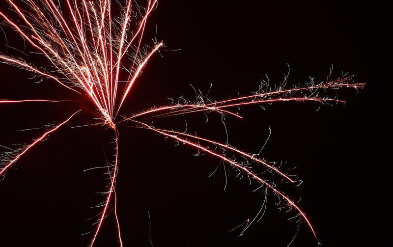 outdoors, emotion, motion, midnight, firework, night, shower of sparks, black background, light, firework Display, multi colored, illuminated, dark, spray