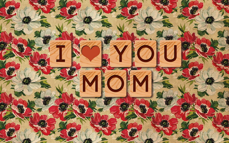 western script, plant, text, mood, number, communication, 720P, close-up, Mom, statement, multi colored, information, flowers, emotion, day, single word