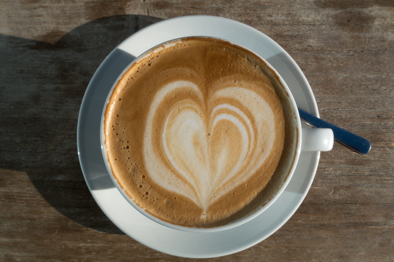 still life, directly above, frothy drink, hot, coffee cup, teacup, foam, cappuccino, heart, milchschaum, hot drink, capuchin, froth art, mug, non-alcoholic beverage