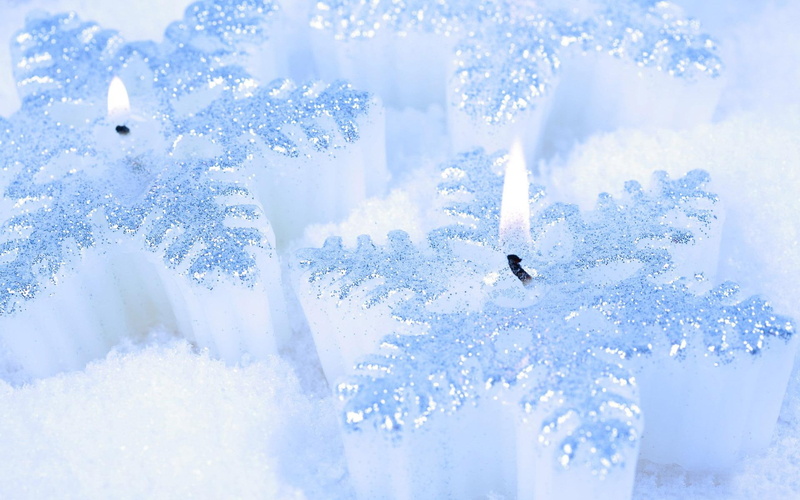 photography, snowflakes, snowflake, christmas, 1080P, shaped, 1920x1200, candle, candles