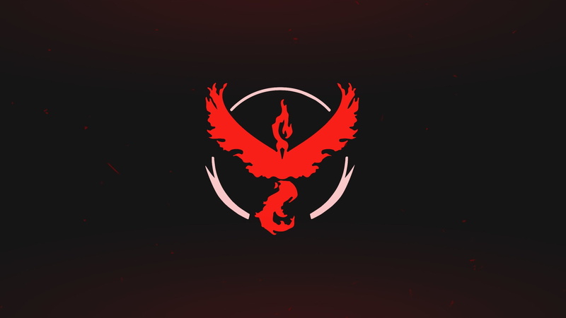 Pokémon, Video Game, Red, Pokémon GO, Team Valor, Moltres (Pokémon), 1080P, Pokemon Go
