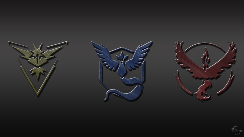 1080P, Pokemon Go, pokemon, Team Instinct, Team Mystic, Valor, Team Valor