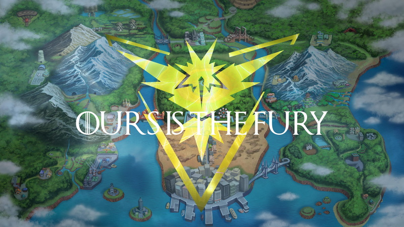 Team Yellow, Ours is the Fury, Team Instinct, Pokemon Go, 4K, 4K