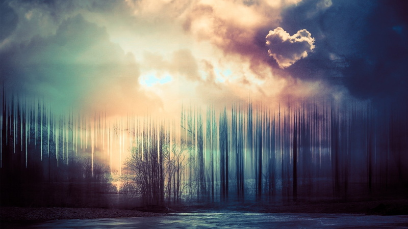 hd, 1080P, abstract, digital/artwork, hear, cloud