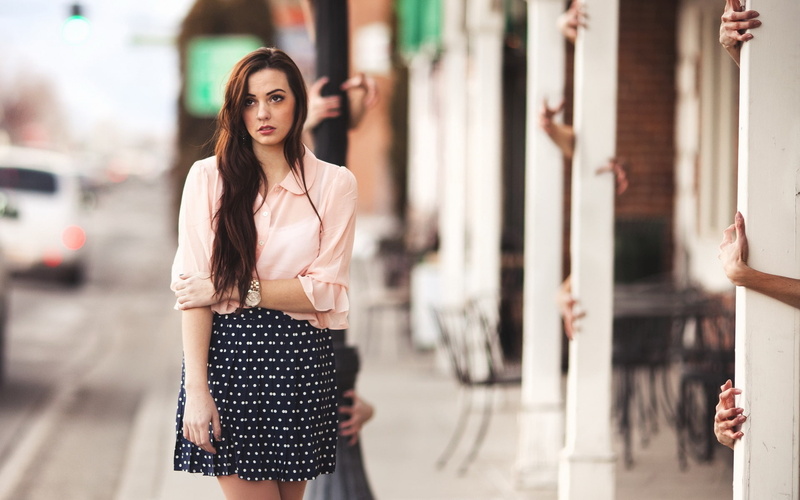 midi, women, long, Design, Hands, white, 1080P, s, beige, Street, Girl, dress, Many, sleeve, black, Creative