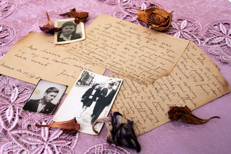 three, publication, pink, writing, retro, 2K, photos, letters, pre-war, writing letters, book, flowers, antique, old-fashioned, nostalgia, email, handwriting
